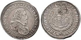  RÖMISCH DEUTSCHES REICH   Ferdinand II. 1619-1637   (D) Taler 1624, St. Veit; Schrötlingsfehler, min. Zainende s.sch.