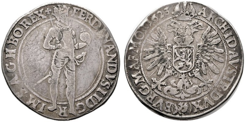  RÖMISCH DEUTSCHES REICH   Ferdinand II. 1619-1637   (E) Dicker Doppeltaler 1623...