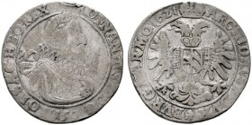  RÖMISCH DEUTSCHES REICH   Ferdinand II. 1619-1637   (D) Kippertaler zu 150 Kreuzer 1621, Prag; Henkelspur sch.