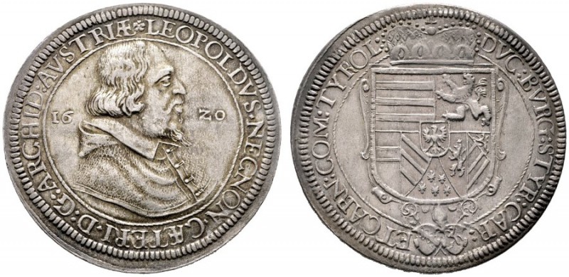  RÖMISCH DEUTSCHES REICH   Erzherzog Leopold (1618)-1625-1632   (D) Taler 1620, ...
