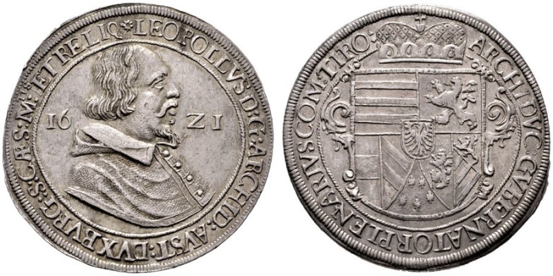  RÖMISCH DEUTSCHES REICH   Erzherzog Leopold (1618)-1625-1632   (D) Taler 1621, ...
