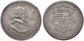  RÖMISCH DEUTSCHES REICH   Erzherzog Leopold (1618)-1625-1632   (D) Taler 1624, Hall s.sch.