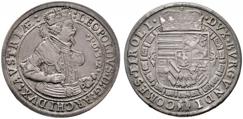  RÖMISCH DEUTSCHES REICH   Erzherzog Leopold (1618)-1625-1632   (D) Taler 1632, ...