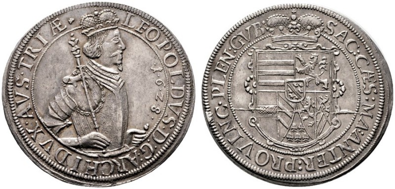  RÖMISCH DEUTSCHES REICH   Erzherzog Leopold (1618)-1625-1632   (D) Taler 1628, ...