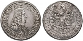  RÖMISCH DEUTSCHES REICH   Erzherzog Ferdinand Karl 1632-1662   (D) Doppeltaler o.J., Hall (57,97 g) s.sch.