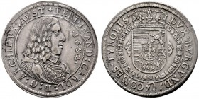  RÖMISCH DEUTSCHES REICH   Erzherzog Ferdinand Karl 1632-1662   (D) Taler 1652, Hall s.sch.