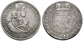  RÖMISCH DEUTSCHES REICH   Erzherzog Sigismund Franz 1662-1665   (E) Taler 1665, Hall s.sch.