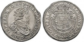 RÖMISCH DEUTSCHES REICH   Ferdinand III. 1637-1657   (D) Taler 1644, Graz; kl. Zainende und Druckstelle bei 2 Uhr f.stplfr.