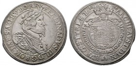 RÖMISCH DEUTSCHES REICH   Ferdinand III. 1637-1657   (E) Zwittertaler 1646, Graz; min. Zainende s.sch.