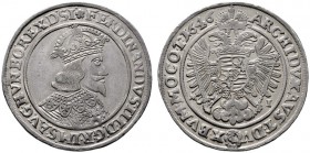  RÖMISCH DEUTSCHES REICH   Ferdinand III. 1637-1657   (E) 1/2 Taler 1646 MI, Breslau  RR f.vzgl.