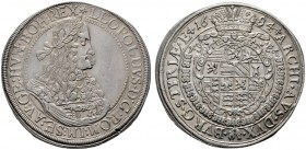  RÖMISCH DEUTSCHES REICH   Leopold I. 1657-1705   (E) Taler 1684 (aus 82), Graz; winz. Schrötlingsfehler im Rand vzgl.