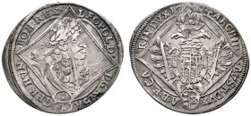  RÖMISCH DEUTSCHES REICH   Leopold I. 1657-1705   (D) 1/4 Taler 1704, St. Veit f.s.sch.
