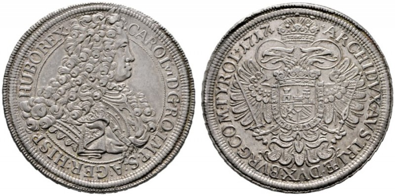  RÖMISCH DEUTSCHES REICH   Karl VI. 1711-1740   (E)  - als römischer Kaiser. Tal...