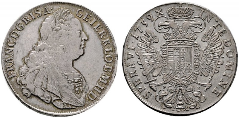 RÖMISCH DEUTSCHES REICH   Franz I. Stefan 1745-1765   (D) Taler 1759 P-R, Prag ...