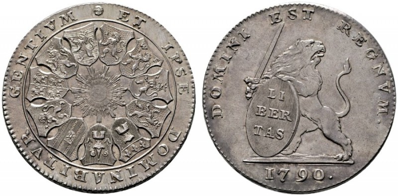  RÖMISCH DEUTSCHES REICH   Belgischer Aufstand 1790   (D) Lion d'argent 1790, Br...