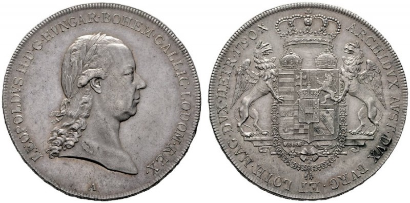  RÖMISCH DEUTSCHES REICH   Leopold II. 1790-1792   (D)  Prägungen als Kaiser. Kö...