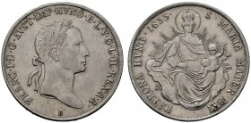  ÖSTERREICHISCHES KAISERREICH   Franz I. (1792)-1806-1835   (D) Taler 1833 B  R s.sch.+