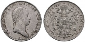  ÖSTERREICHISCHES KAISERREICH   Franz I. (1792)-1806-1835   (D) 1/2 Scudo 1822 V  R vzgl.