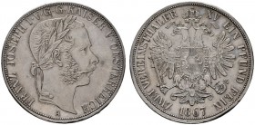  ÖSTERREICHISCHES KAISERREICH   Franz Joseph 1848-1916   (D) Doppelvereinstaler 1867 A f.vzgl.