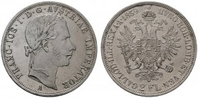  ÖSTERREICHISCHES KAISERREICH   Franz Joseph 1848-1916   (E) Doppelgulden 1859 A vzgl.
