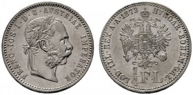  ÖSTERREICHISCHES KAISERREICH   Franz Joseph 1848-1916   (D) 1/4 Gulden 1873 vzgl.