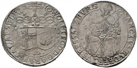  ÖSTERREICHISCHE GEISTLICHKEIT   Wolf Dietrich von Raitenau 1587-1612   (D) Taler o.J., Typ 1; HZ:974, Pr:825, Av. Kratzer s.sch.