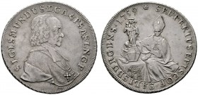  ÖSTERREICHISCHE GEISTLICHKEIT   Sigismund III. von Schrattenbach 1753-1771   (D) Taler 1759; HZ:2988, Pr:2287 s.sch.