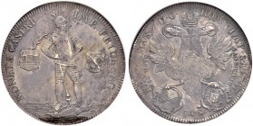 DEUTSCHLAND 
 Friedberg, Reichsburg 
 Johann Eitel II. Diede zum Fürstenstein, 1745-1748. Taler 1747, Clausthal. Lejeune 76. Dav. 519. NGC MS 62. FD...