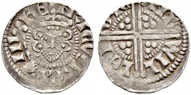 GROSSBRITANNIEN 
 Henry III. 1247-1272. One Penny o. J. 1.47 g. S. 1362. Gutes sehr schön.