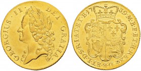 GROSSBRITANNIEN 
 George II. 1727-1760. 2 Guineas 1739. 16.67 g. S. 3668. Fr. 337. Sehr schön-gutes sehr schön.