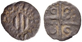 ITALIA 
 Cagliari 
 Ferdinando I d'Aragona, 1412-1416. Alfonsino minuto. 0.29 g. MIR 9a. Molto raro. BB.