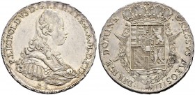 ITALIA 
 Firenze 
 Pietro Leopoldo di Lorena, 1765-1790. Francescone 1771. 27.34 g. MIR 378/1. Rarissima. Spl.