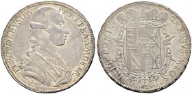 ITALIA 
 Firenze 
 Pietro Leopoldo di Lorena, 1765-1790. Francescone 1784. 27.25 g. MIR 384/1. qSpl/Spl.