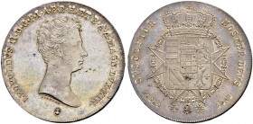 ITALIA 
 Firenze 
 Leopoldo II. di Lorena, 1824-1859. Francescone 1841. 27.62 g. MIR 448/6. Dav. Splendido esemplare. Molto raro in questa conservaz...