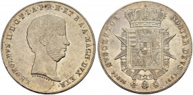 ITALIA 
 Firenze 
 Leopoldo II. di Lorena, 1824-1859. Francescone 1859. 27.40 g. Pag. 119. Fdc.