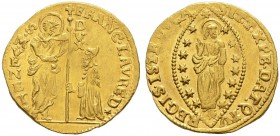 ITALIA 
 Venezia 
 Francesco Loredan, 1752-1762. Zecchino s. d. 3.50 g. Montenegro 2734. Paolucci 5. Fr. 1405. Spl.