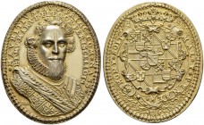 NIEDERLANDE 
 Historische Medaillen 
 Silbermedaille 1615. Auf die Aufnahme von Moritz, Fürst von Orange 1618-1627, Statthalter der Niederlande 1585...