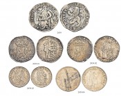 NIEDERLANDE 
 Lot 
 Diverse Münzen. OVERIJSSEL. Löwentaler 1676 (Delm. 856b, Schön-Sehr schön). ZEELAND. Silberdukat 169?, 1704. (Delm. 976. Prägesc...