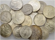GEMISCHTE LOTS 
 LOT. Lot von 54 modernen Münzen. Darunter 10x Deutschland inkl. 10 Mark Olympiade 1972 und 5 Mark 1964, Fichte. 10 Tschechoslowakisc...