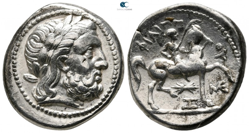 Eastern Europe. Imitation of Philip II of Macedon 300-200 BC. Tetradrachm AR

...