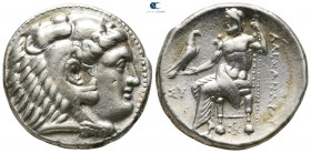 Kings of Macedon. Carrhae or Tarsos. Antigonos I Monophthalmos 320-301 BC. In the name and types of Alexander III. Struck circa 315-305 BC. Tetradrach...