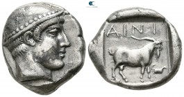 Thrace. Ainos circa 460-440 BC. Tetradrachm AR