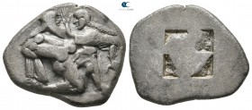 Islands off Thrace. Thasos 500-480 BC. Stater AR