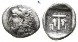 Akarnania. Stratos 420-380 BC. Trihemiobol AR