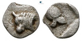 Phokis. Federal Coinage 420-400 BC. Hemiobol AR