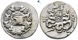 Mysia. Pergamon circa 166-67 BC. Struck circa 104-98 BC. Cistophoric Tetradrachm AR