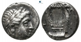Lesbos. Mytilene circa 350-250 BC. 1/4 Stater or Hemidrachm AR