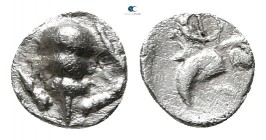 Ionia. Ephesos  500-420 BC. Tetartemorion AR
