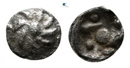 Ionia. Uncertain mint 530-480 BC. Hemitetartemorion or 1/96 Stater AR