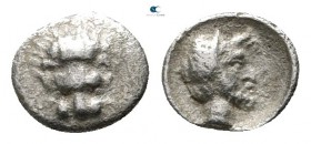 Satraps of Caria. Mylasa. Hekatomnos 392-377 BC. Tetartemorion AR